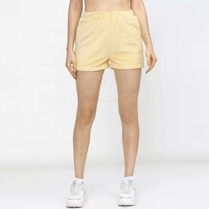 Hot Sale Mid Waist Waist Gym Hot Pants <b>Women</b> Butt Lift Sports Run Yoga Shorts with Pockets - Product Image 1