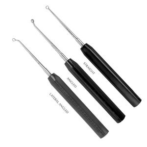 Curettes coniques en acier inoxydable durable, manche en fibre, instruments chirurgicaux manuels, certifiés CE, classe I, garantie de 3 ans - Product Image 4