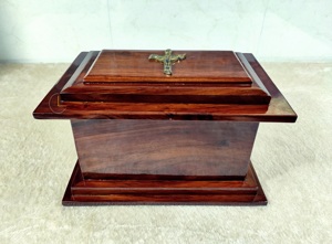 Urnes de crémation pour cendres humaines arbre de vie adulte mâle femelle urnes décoratives en bois - Product Image 4