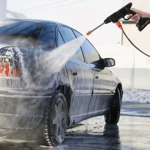 Pistola de hidrolavadora eléctrica portátil, con dos baterías recargables, boquillas multiusos y varios accesorios - Product Image 2