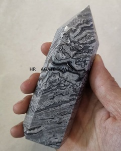 Best Selling Amazonite Crystals Natural Healing Faceted Gemstone Tower Point Wands <b>Quartz</b> Figurine Religious Agate Gemstone - Product Image 6