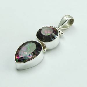 จี้ซ่อนบันทึก Mystic บุษราคัม925เงินสเตอร์ลิงพิเศษเครื่องประดับเงินออนไลน์เครื่องประดับ - Product Image 3