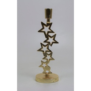 Bougeoir en métal à finition antique, support de bougie pour l'éclairage et la décoration de la maison, ensemble élégant de porte-bougie décoratif - Product Image 6