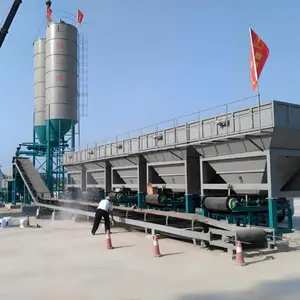 Pasokan pabrik plant foundation gratis penambal beton stasiun penambal beton