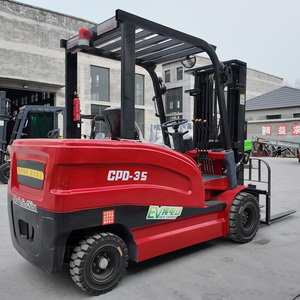 Truk Forklift Listrik 3 Ton Baterai Lithium Peralatan Penanganan Material Gudang Tinggi Angkat 3M Motor AC Pabrik Bersertifikasi CE ISO - Product Image 3