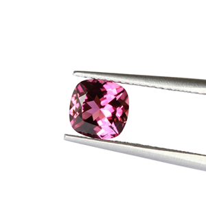 Cojín de turmalina cultivada en laboratorio, corte de rubelita, color rojo y rosa, piedras preciosas sueltas sintéticas, fabricación de joyas creadas de 8mm a 20mm - Product Image 2