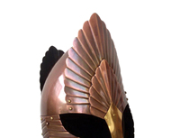 Casque de chevalier adulte d'élite Anneaux de seigneur médiéval Elendil King Die Cut Technique Costume de jeu de rôle d'Halloween Wearable Steel Armour