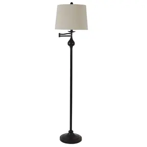 Abat-jour en tissu lampadaire en métal et tissu pour la foudre dans la maison événements hôtels lampes en métal dans les prix de gros - Product Image 2
