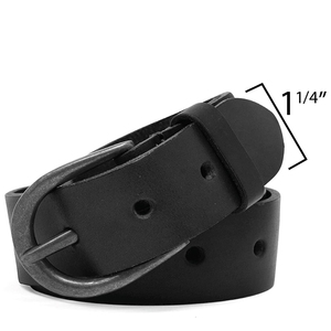 Cinturones de cuero genuino para hombres de alta calidad personalizados de diseño popular de moda de color negro - Product Image 4