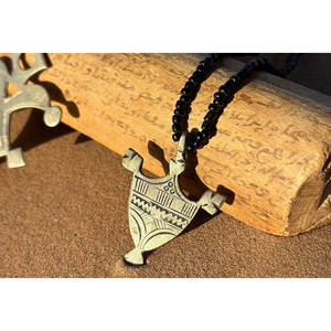 Croix Tuareg vintage en alliage, bijoux religieux islamiques, cadeau - Product Image 1