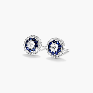 Haute brillance 925 argent Moissanite diamant boucles d'oreilles brillant forme ronde cadeau parfait pour anniversaire anniversaire cadeaux de mariage - Product Image 4