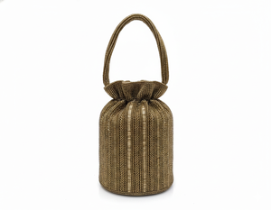 Luxury Handmade Beaded Potli <b>Bag</b> for Bridal <b>Wedding</b>-Summer Portable Fashion Evening <b>Clutch</b> Party Handbag Premium Polyester - Product Image 2