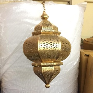 Handmade <b>Small</b> Moroccan Metal <b>Lanterns</b> Easter Home Decoration Candlestick Holder with Elegant House Candle for Festive Decor - Product Image 5