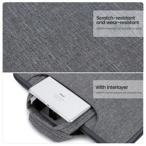 Dark Grey 12-13 Inch <b>Laptop</b> Bag Stylish <b>Laptop</b> Cases & <b>Covers</b> WATERPROOF - Product Image 4