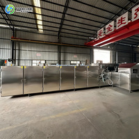 Machine de formage et de cuisson entièrement automatique en acier inoxydable pour gaufrettes, biscuits et rouleaux d'œufs, pour ligne de production en usine alimentaire
