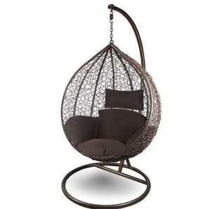 Nouveau design Panier abordable en acier osier rotin siège de balançoire meubles extérieur patio balançoire chaise suspendu jardin balançoire oeuf chaise - Product Image 2