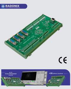 ตัวควบคุมเครื่องเราเตอร์ CNC 3 แกนราคาประหยัด RADONIX PC-Pro LAN 4A สำหรับการตัดและแกะสลักกระจก - Product Image 3