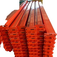 Poutres d'étape de revêtement de poudre poutres résistantes de support pour l'équipement de stockage de rayonnage d'entrepôt de système