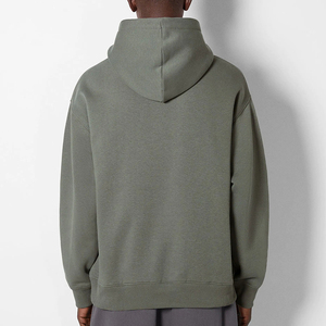 Sudaderas con capucha personalizadas con hombros caídos para hombre, sudaderas con capucha informales de peso pesado de alta calidad para hombre, Sudadera con capucha de gran tamaño de algodón 100% - Product Image 2