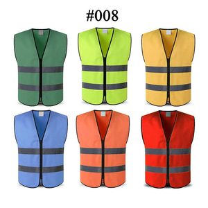 Gilet de sécurité réfléchissant haute visibilité personnalisé, multi-poches, imperméable, séchage rapide, respirant, en nylon/polyester, vêtements de travail pour - Product Image 3