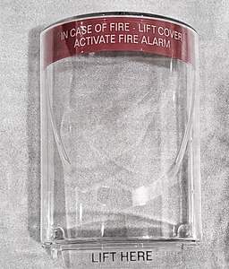 Suministro de fábrica Alarma contra incendios Sistema de detección de incendios Vidrio roto Cubierta de punto de llamada manual Cubierta MCP de India - Product Image 3