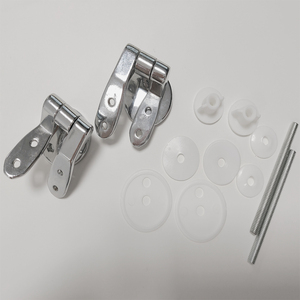 Cerniere in metallo cromato per coprisedile del water supporto supporto supporto Pack 1 - Product Image 2