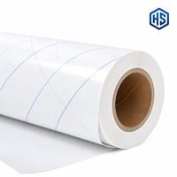 Rouleau de papier adhésif double face, revêtement en silicone souple