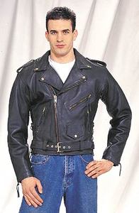 CHAQUETA DE CUERO PARA HOMBRE, ABRIGO DE MOTO ESTILO MOTORISTA, VENTA AL POR MAYOR DE CHAQUETAS A LA VENTA - Product Image 2