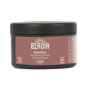 Mascarilla desintoxicante Rhassoul cuidado de la piel mascarilla facial corporal y capilar 150g purificada da volumen al cabello fino y elimina la caspa