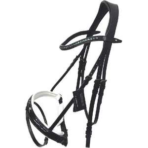 Haute qualité en cuir cheval licou doux rembourré muserolle matériel en alliage Durable ajustement confortable pour l'équitation des chevaux - Product Image 3