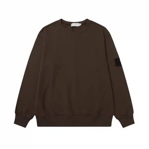 Sweat-shirt en molleton de coton pour homme personnalisé, motif uni, approvisionnement OEM, 2 pièces, respirant, couleur personnalisée, teinture unie, prix bas - Product Image 6