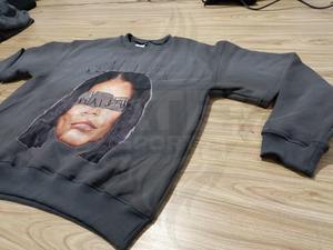 เสื้อฮิปฮอปสไตล์ยูนิเซ็กซ์ ฤดูหนาว 2026 ผ้าฝ้าย 100% ชุดสองชิ้น เสื้อยืดแขนยาว พิมพ์ลายดิจิทัล สไตล์ซันเฟด - Product Image 2