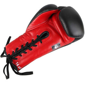 Vente en gros de nouveaux gants de boxe de sport 12oz gants de combat avec logo personnalisé Offre Spéciale un nouveau design de gants de boxe aux couleurs rouge et noir et bleu - Product Image 6