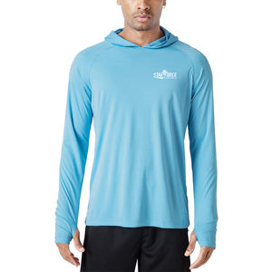 Protector contra sarpullidos con rejillas de ventilación, protección solar impermeable, camisa de pesca de rendimiento, camisa de manga larga bloqueadora solar UPF50 - Product Image 6