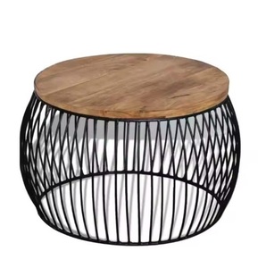 Tables basses avec cadres géométriques en métal parfait pour les salons ou les bureaux contemporains décoration tables basses - Product Image 2