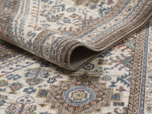 Turkish Luxury Machine Made Carpet Cream Black Premium Living Room Area <b>Rug</b> from Gaziantep Manufacturer - Product Image 3