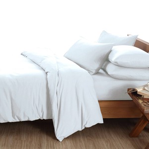 Juego de sábanas de algodón blanco moderno, sábanas planas ajustadas suaves y transpirables para uso doméstico en hoteles, venta al por mayor, cantidad a granel disponible - Product Image 2