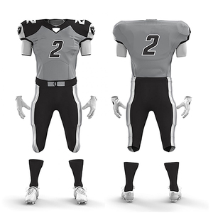 Maillot de football américain jeunesse personnalisable dernière conception respirante avec uniformes à manches courtes - Product Image 6