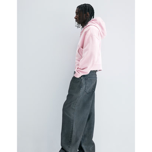 เสื้อฮู้ดดี้ผู้ชายคุณภาพสูง เสื้อสเวตเชิ้ตแบบยูนิเซ็กซ์ ทรงโอเวอร์ไซส์ ซิปหน้า เสื้อฮู้ดดี้เปล่า ผ้าหนา ขายส่ง เสื้อสตรีทแวร์แบบสวมหัว ผ้าฟลีซ - Product Image 5