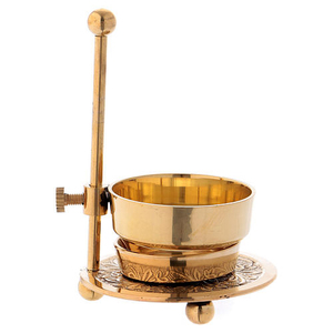 Qualité impressionnante nouveauté brûleur d'encens en laiton pur brûleur réglable avec bouton en laiton or fini pour bureau maison Table déco - Product Image 2