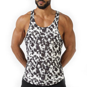OEM Customized Logo Summer Gym Clothing Sports Tank <b>Tops</b> <b>Men's</b> Bodybuilding Sleeveless Shirt <b>Men's</b> Fitness Stringer Tank <b>top</b> - Product Image 1