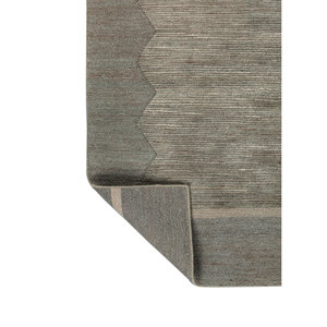 Alfombra de Lana Anudada a Mano Sthir Green AR-5006, Patrón Geométrico Rectangular, Alfombra para Sala de Estar 9x12, Decoración para Pasillo - Product Image 5
