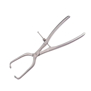 Os 7 3/4 ''Pince de réduction pelvienne à bout court coudé CE ISO Approuvé Instruments chirurgicaux Pince de réduction osseuse - Product Image 4