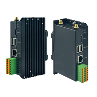 Controlador PLC Industrial Personalizado de Fábrica, Raspberry Pi Edgebox-RPI4 Linux 5G LORAWAN 4G LTE, PLC de Borde sin Ventilador para Programación