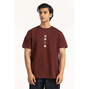 Camiseta de Jersey 100% Algodón, Corte Holgado, 240 g/m², Ligera, Transpirable, Cuello Redondo, Manga Corta, Logotipo Serigrafiado, para Hombre, OEM, ODM - Product Image 1
