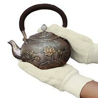 MEILLEURS gants de dépoussiérage en microfibre personnalisés blancs gants de nettoyage lavables réutilisables pour le nettoyage de la maison des plantes