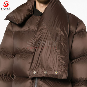 Custom Wholesale Hot Selling Custom Winter Warm Puffer <b>Jacket</b> Full Sleeve Bubbles Puffer <b>Jackets</b> for <b>Men</b> - Product Image 2