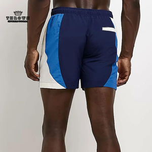 Wholesale Men's Best Gray/<b>Black</b> Fashionable Cotton/Polyester Summer Streetwear Plain Dyed Beach Shorts Zipper Casual Pattern - Product Image 5