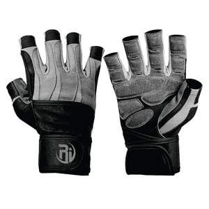 Guantes Deportivos Unisex de Alta Calidad para Gimnasio, Levantamiento de Pesas y Fitness, Medios Dedos, con Cordones de Poliéster - Product Image 5