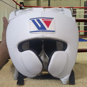 หมวกกันน็อคคิกบ็อกซิ่งสีขาวสำหรับฝึกซ้อม RRI-HG-18มีขนาดดีไซน์กำหนดได้เอง - Product Image 1